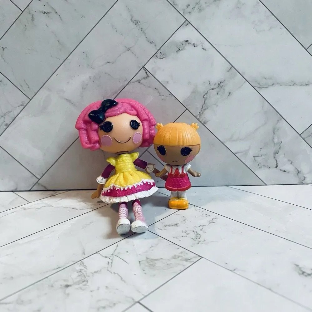 Miniature Lalaloopsy Dolls Sisters Sprinkle Spice & Crumbs Sugar Cookie Littles